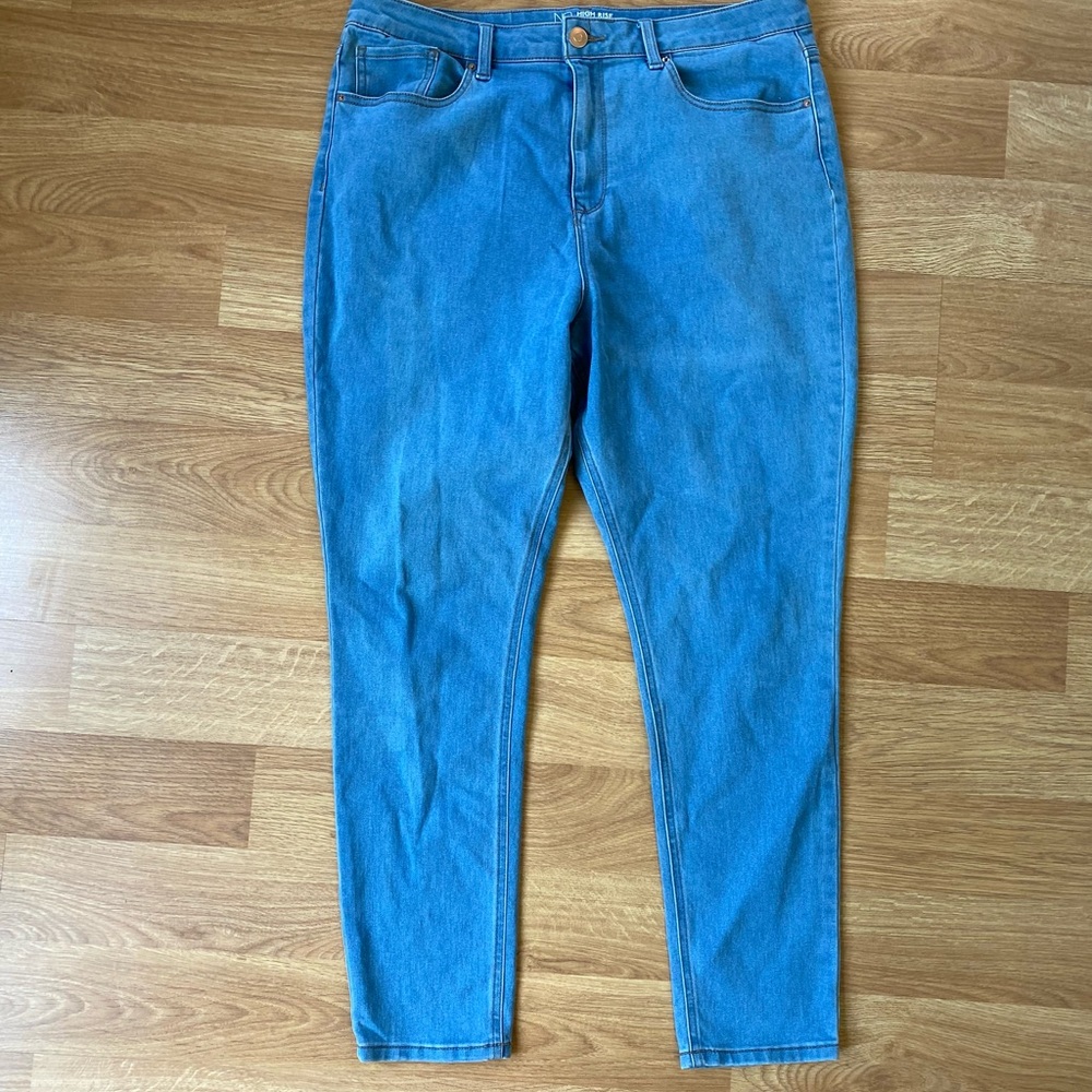 NOBO High‎ Rise Skinny Jean sz 16 Light wash - Picture 5 of 5